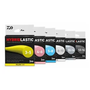 DIAWA HYBRIDLASTIC 10-14 GREY, 3MTR LENGTHS