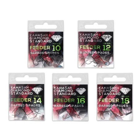 FEEDER KAMASAN DIAMOND STANDARD HOOK RANGE ALL SPADES