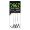 FOX FLURO D RIG , 2 SIZES/ MICRO BARBED 3 IN A PACK